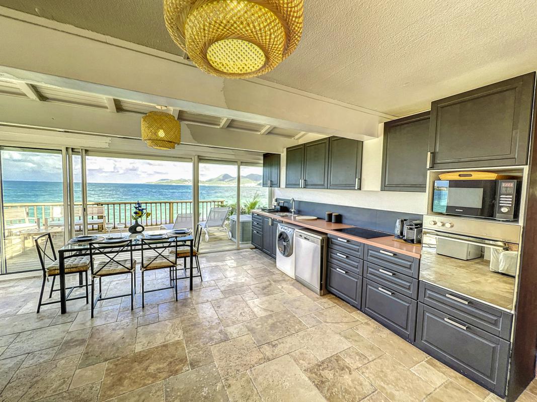 Location Cottage 2 chambres Baie Nettlé Saint Martin-cuisine-5